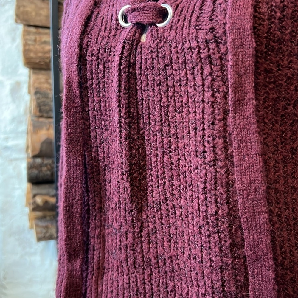 A New Day | Deep V Tie Up Sweater - Picture 5 of 6